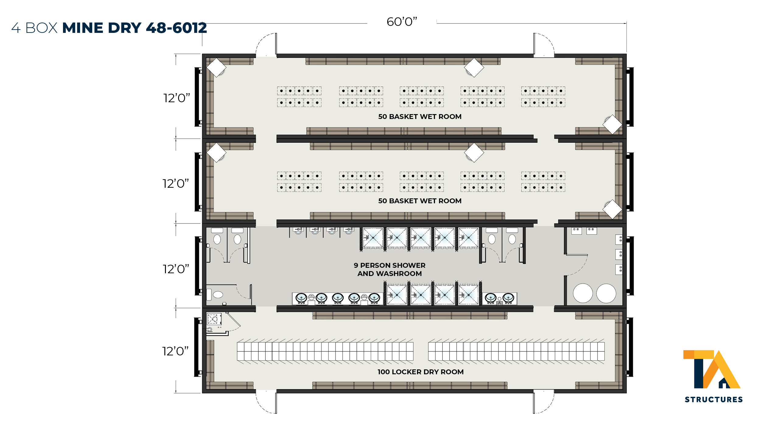 4 Box Mine Dry 48-6012 Floorplan